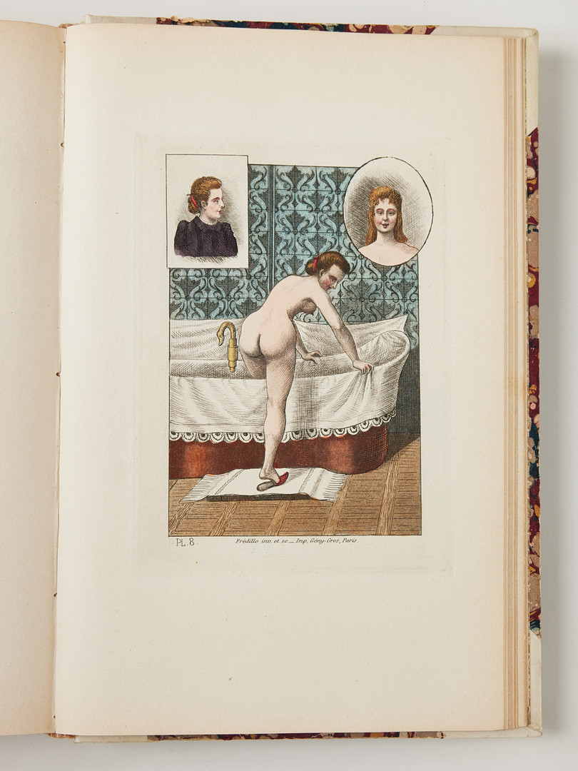 DR. JACOBUS X, L'Amour aux colonies, 1893, here with 20 hand-coloured plates, provenance Felix Bryk.