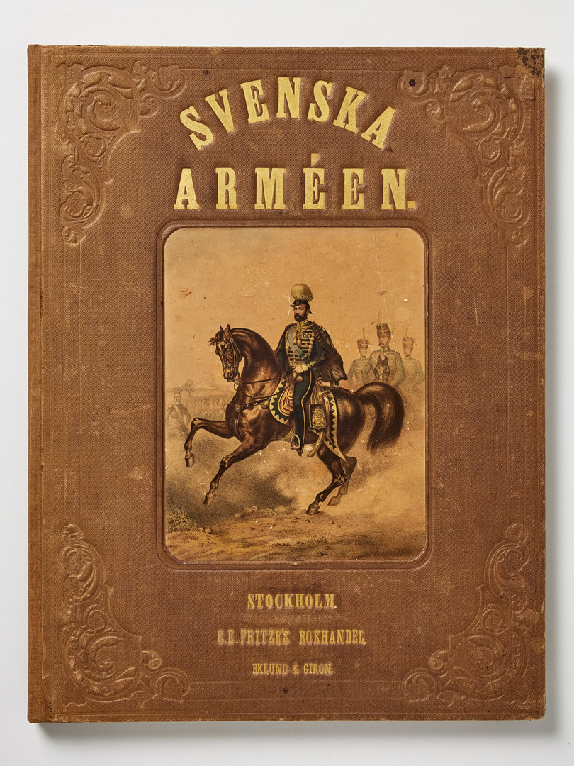 UNIFORMSPLANSCHER AV MANKELL, Anteckningar rörande svenska regementers historia med litografiska färgplanscher.