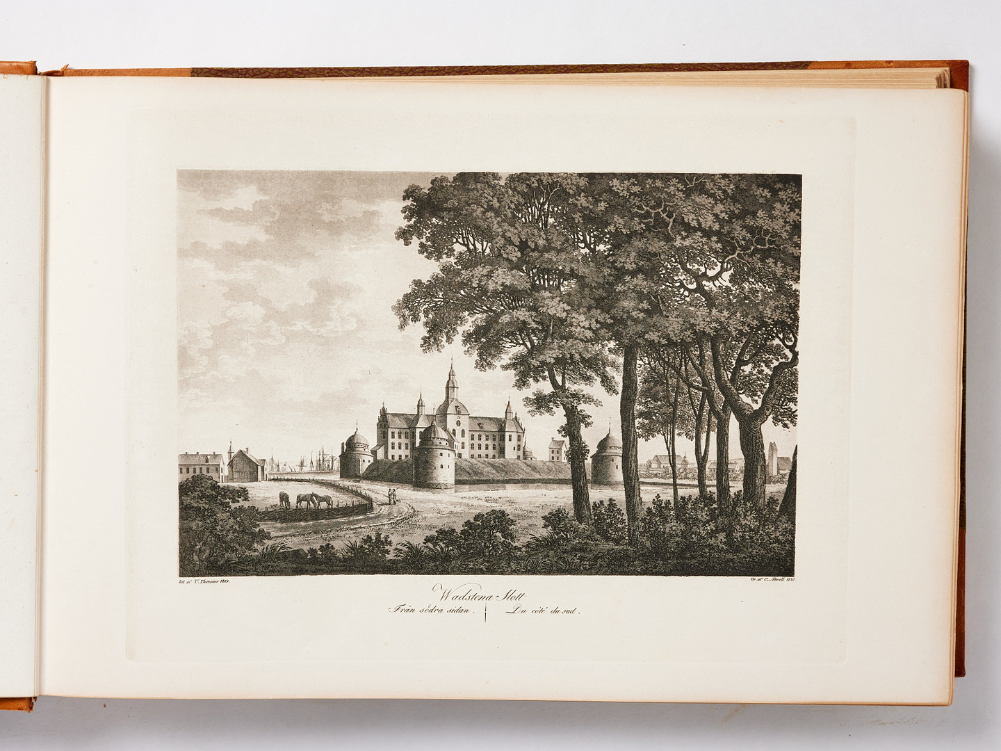 THERSNER KOMPLETT I TRE VOLYMER, Fordna och närvarande Sverige. La Suède ancienne et moderne. 1817-67.
