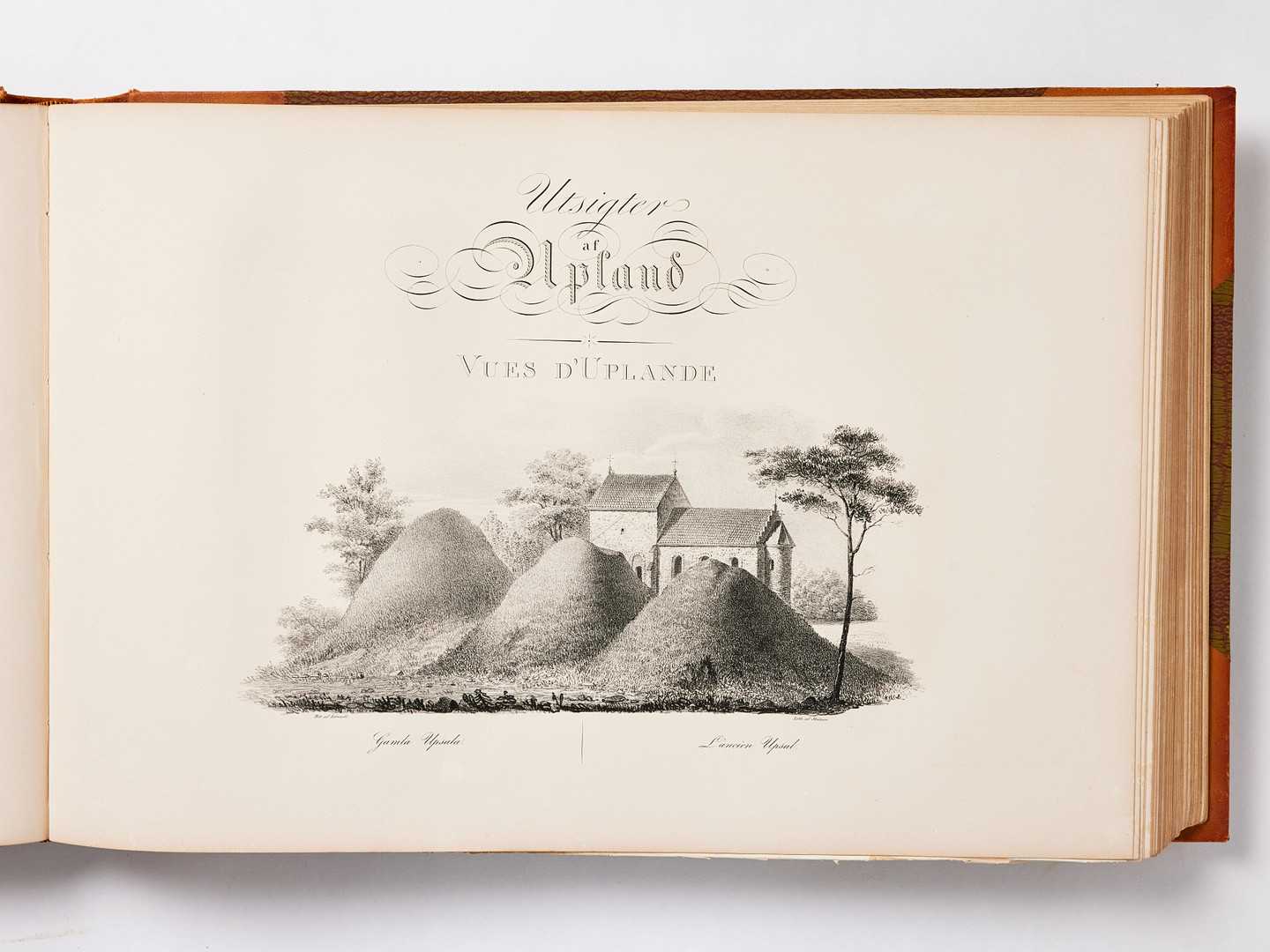 THERSNER KOMPLETT I TRE VOLYMER, Fordna och närvarande Sverige. La Suède ancienne et moderne. 1817-67.