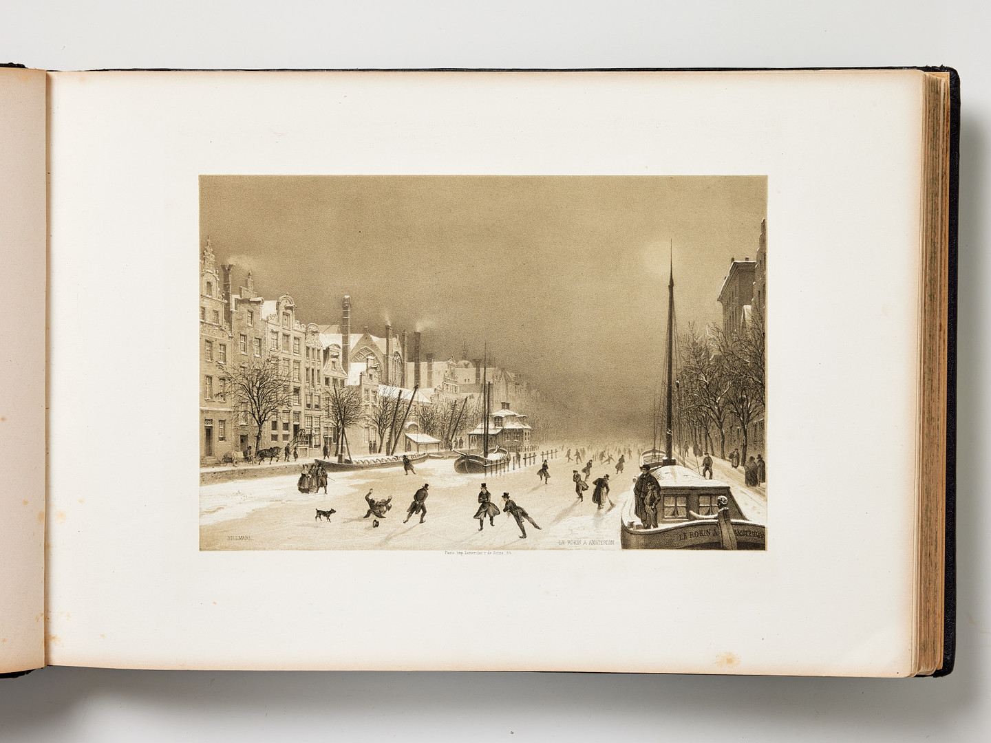 BILLMARK'S CLASSIC TOUR from Stockholm to Naples, 1852, with 100 lithograph plates.
