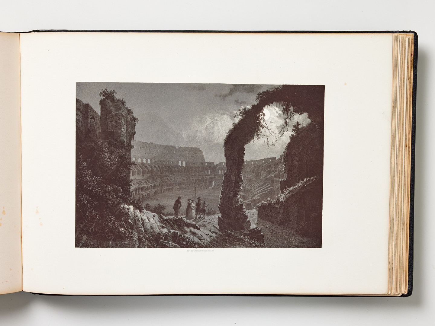 BILLMARK'S CLASSIC TOUR from Stockholm to Naples, 1852, with 100 lithograph plates.
