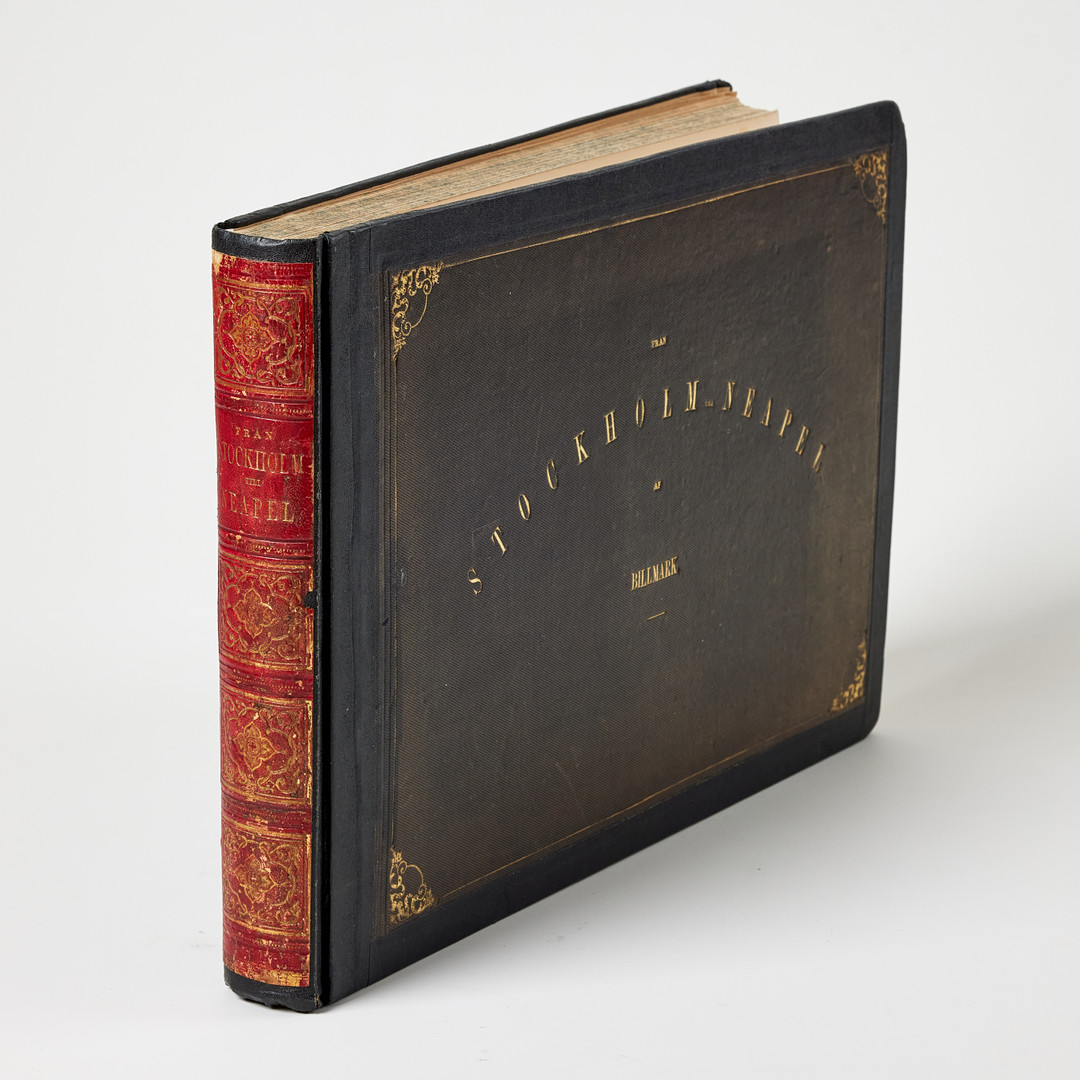 BILLMARK'S CLASSIC TOUR from Stockholm to Naples, 1852, with 100 lithograph plates.