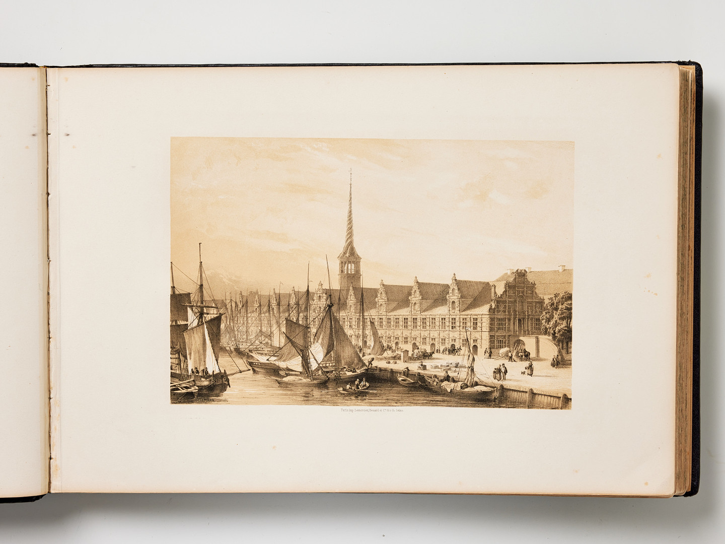 BILLMARK'S CLASSIC TOUR from Stockholm to Naples, 1852, with 100 lithograph plates.