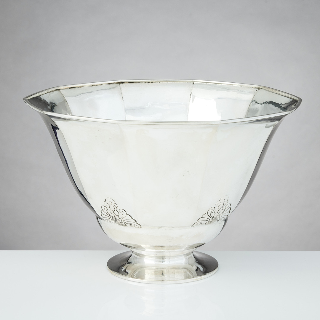 MAJA-LISA OHLSON. Skål, silver, GAB, Stockholm 1930.