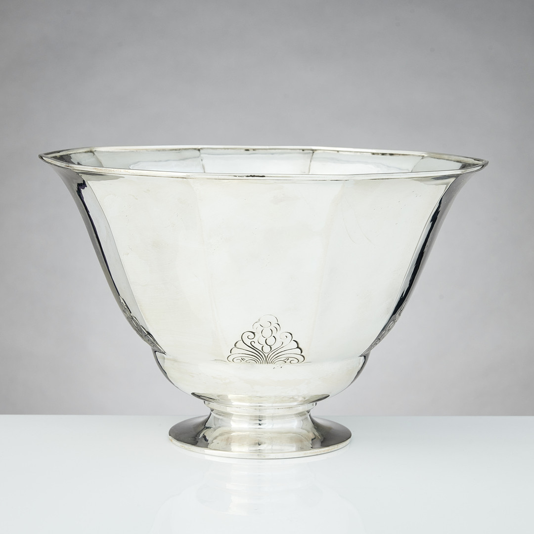 MAJA-LISA OHLSON. Skål, silver, GAB, Stockholm 1930.