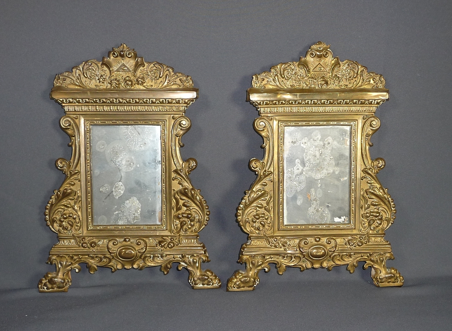 Bilder zu 353522. ZWEI KANONTAFELN ALS WANDSPIEGEL, Ende 18