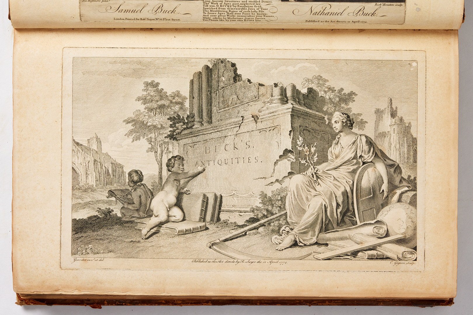 FIRST VOLUME OF BUCK'S ANTIQUITIES 1774.