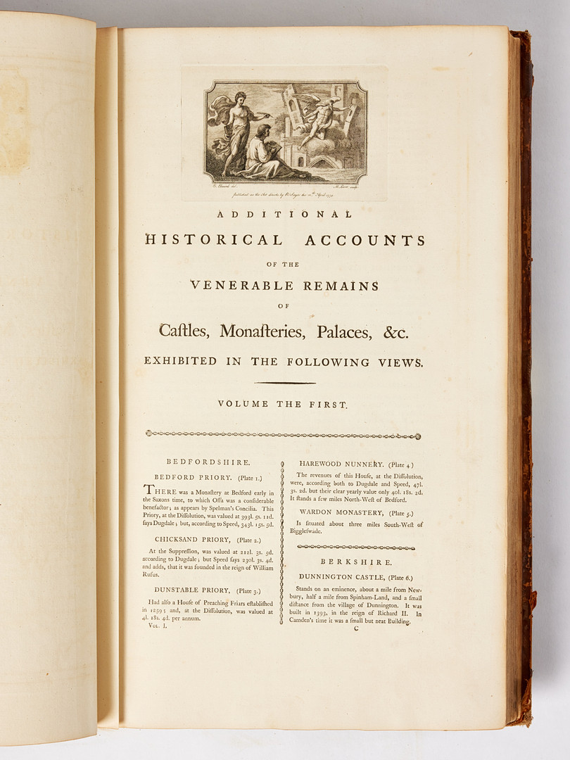 FIRST VOLUME OF BUCK'S ANTIQUITIES 1774.