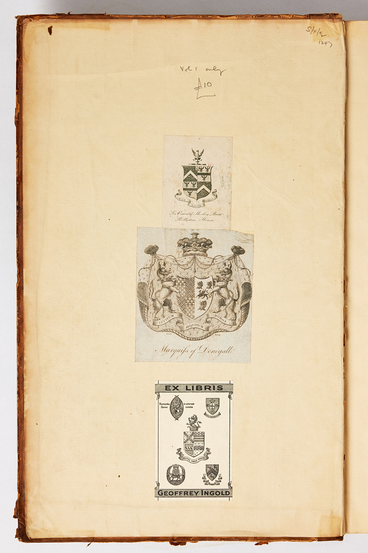 FIRST VOLUME OF BUCK'S ANTIQUITIES 1774.