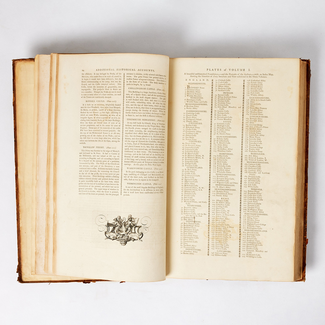 FIRST VOLUME OF BUCK'S ANTIQUITIES 1774.