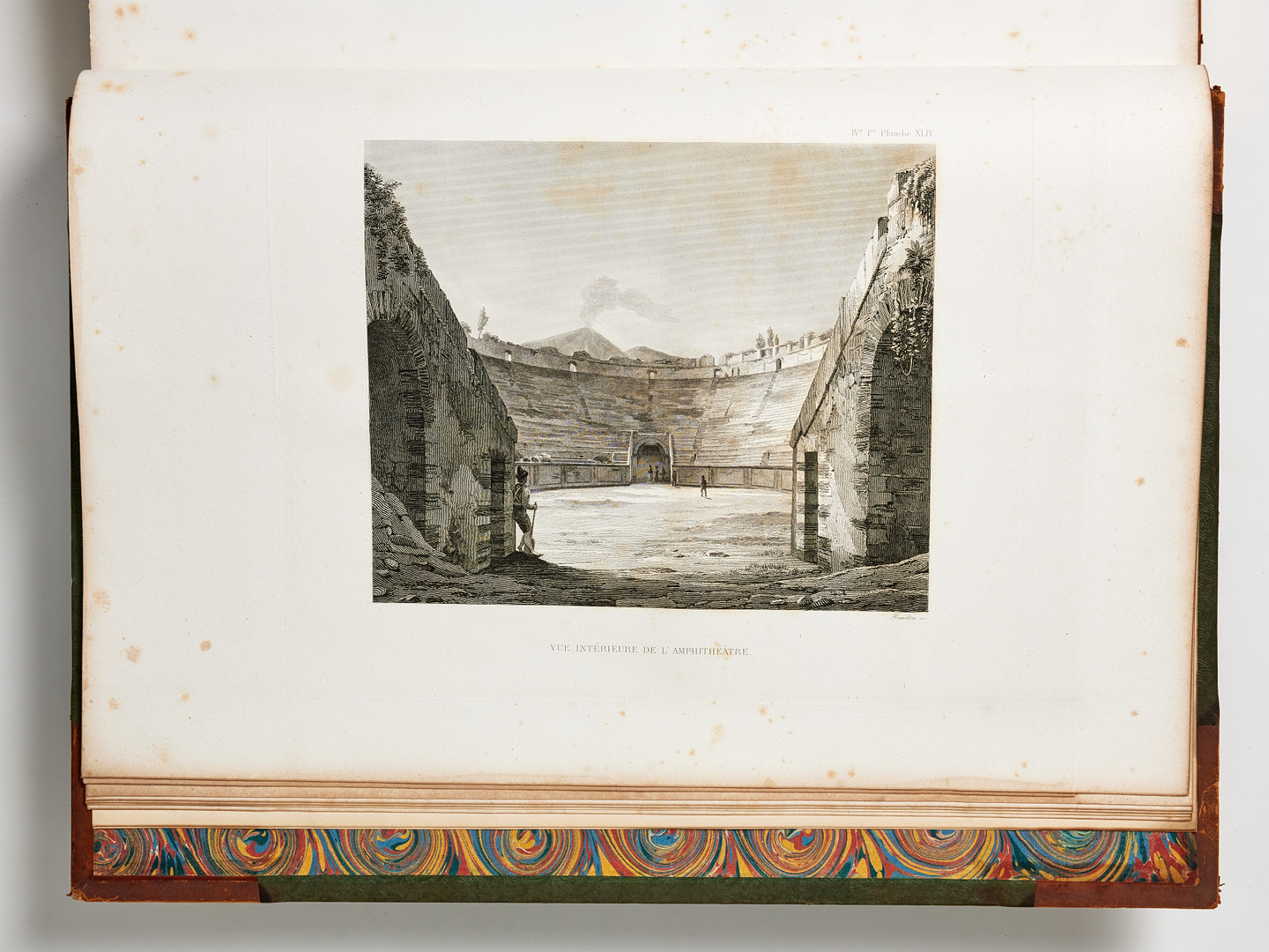 RARE WORK ON POMPEII BY MAZOIS, 1824-39 with 202 plates.