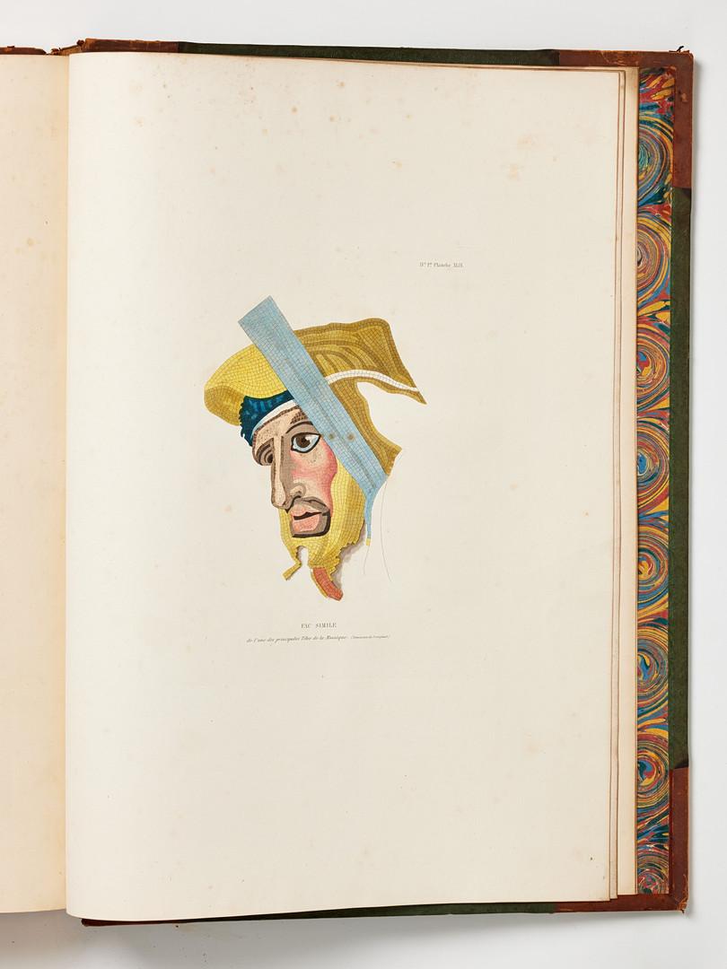 RARE WORK ON POMPEII BY MAZOIS, 1824-39 with 202 plates.