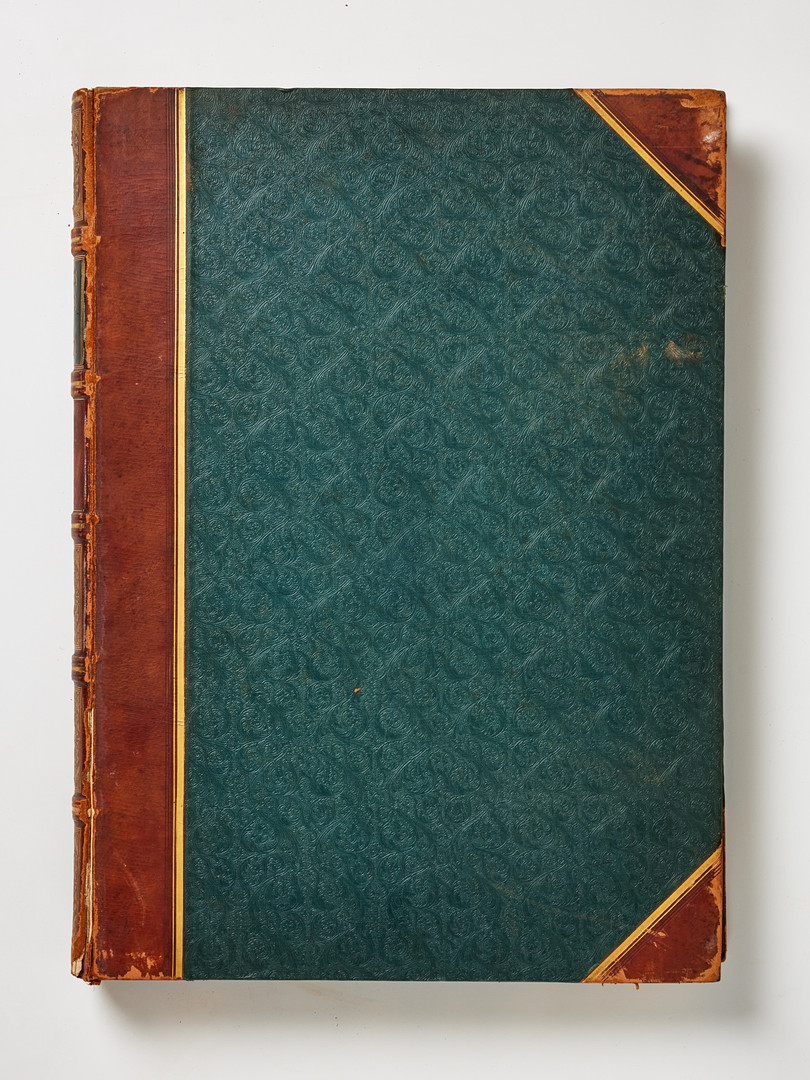 RARE WORK ON POMPEII BY MAZOIS, 1824-39 with 202 plates.