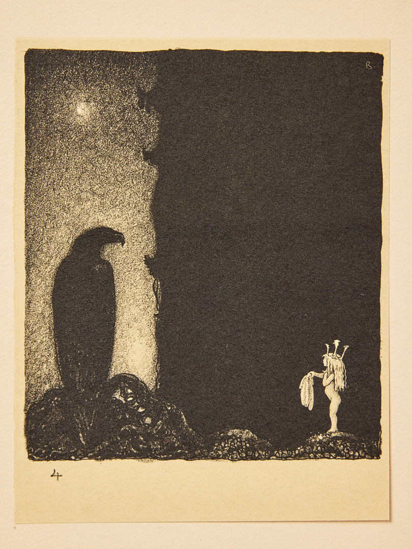 JOHN BAUER. JOHN BAUER, TROLL Tio originallitografier, 1915.