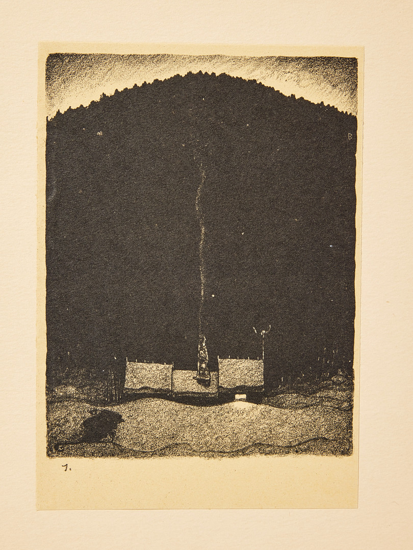 JOHN BAUER. JOHN BAUER, TROLL Tio originallitografier, 1915.