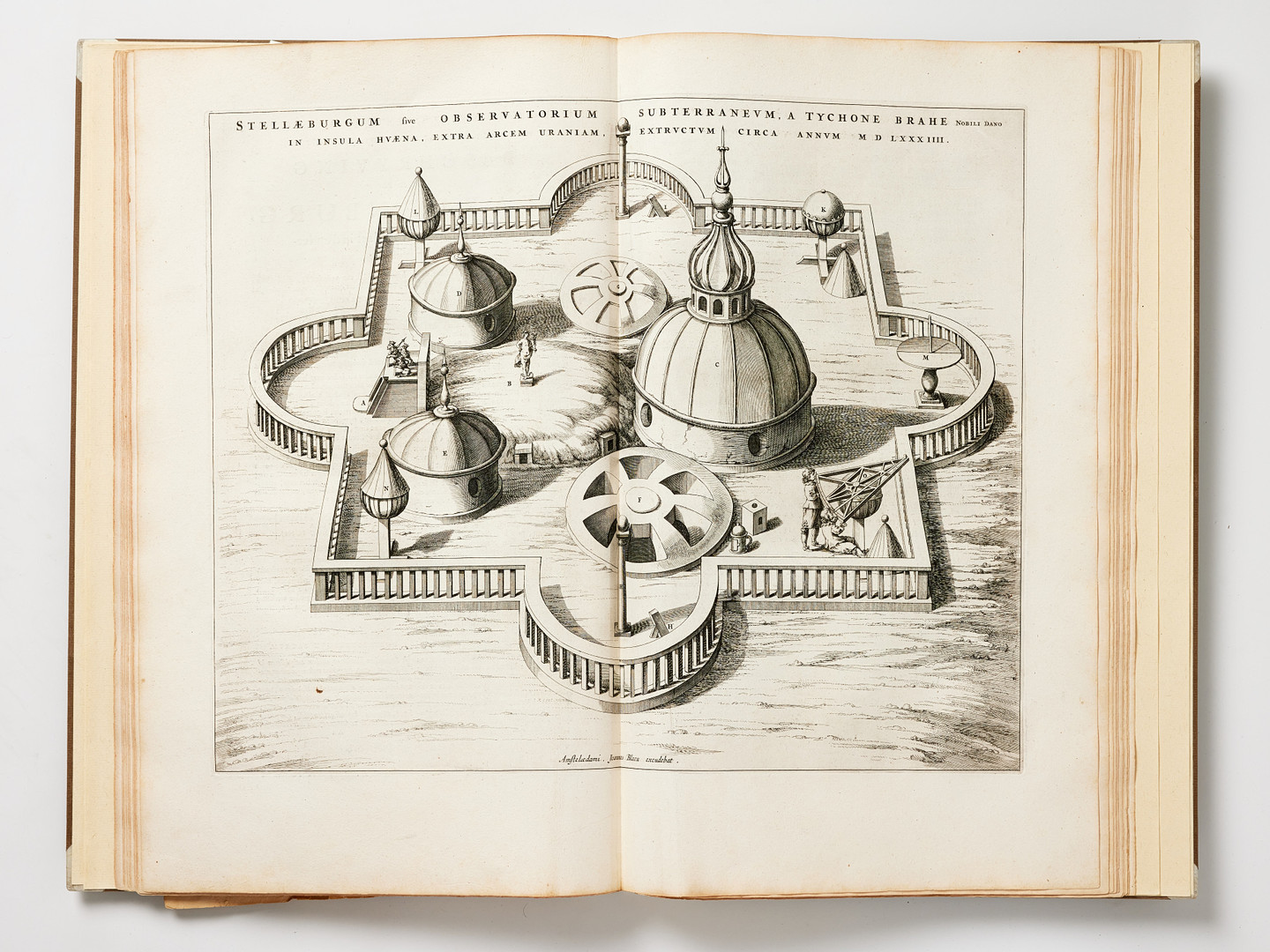 BLAEU - TYCHO BRAHE'S SCIENTIFIC INSTRUMENTS, 1664, with 14 engraved plates.
