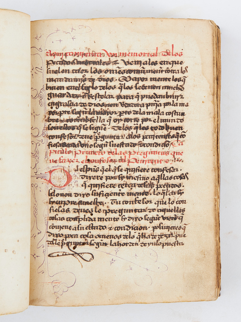 CONFESSIONAL IN SPANISH, Spain, 16th century, MANUSCRIPT ON PAPER.