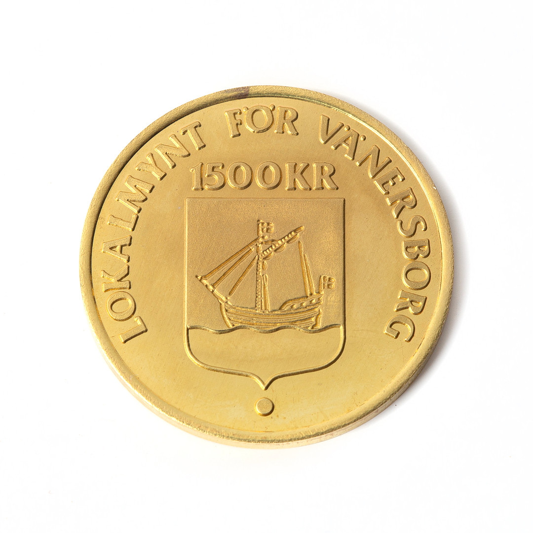 MYNT, Lokalmynt för Vänersborg, 18K guld, 1981.
