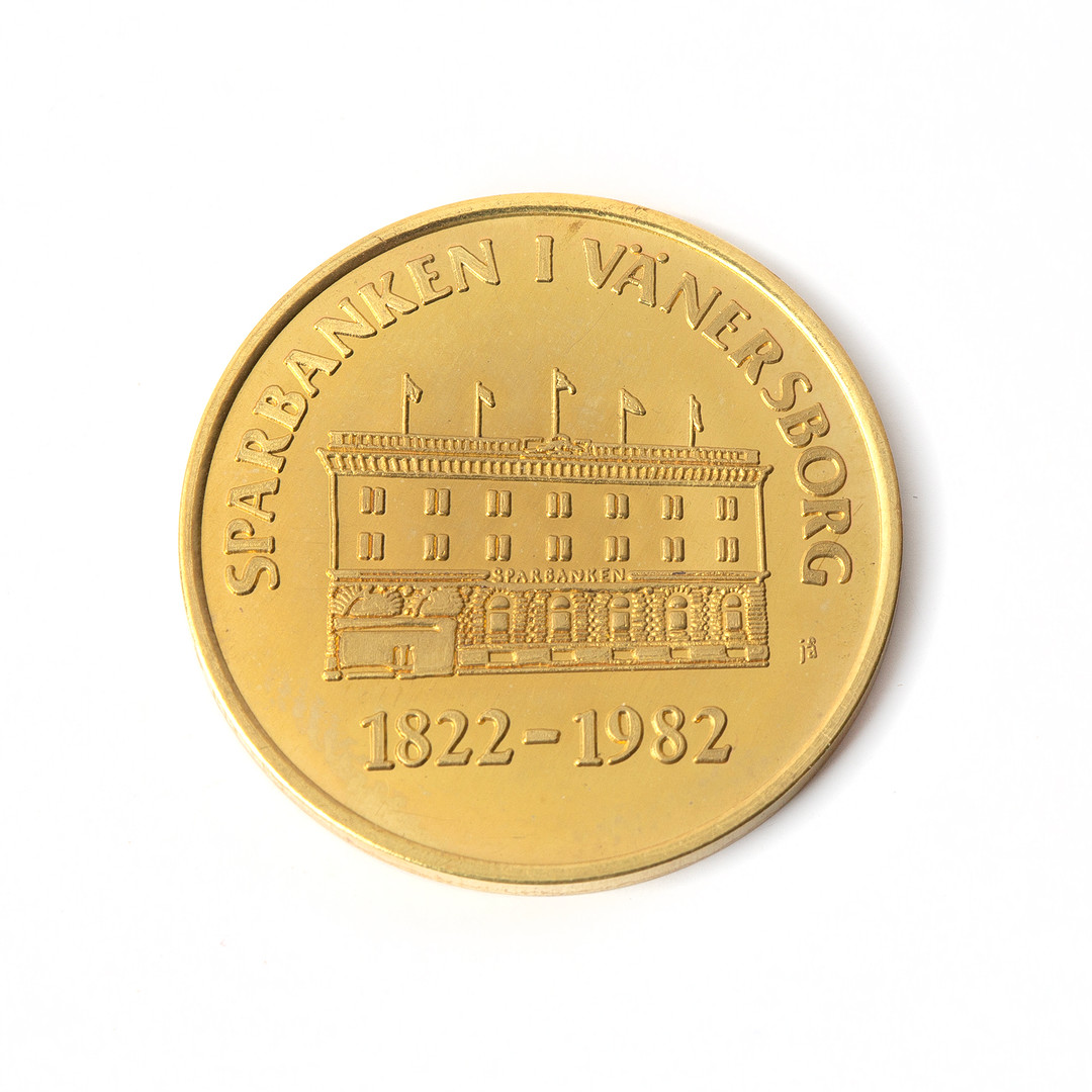 MYNT, Lokalmynt för Vänersborg, 18K guld, 1981.