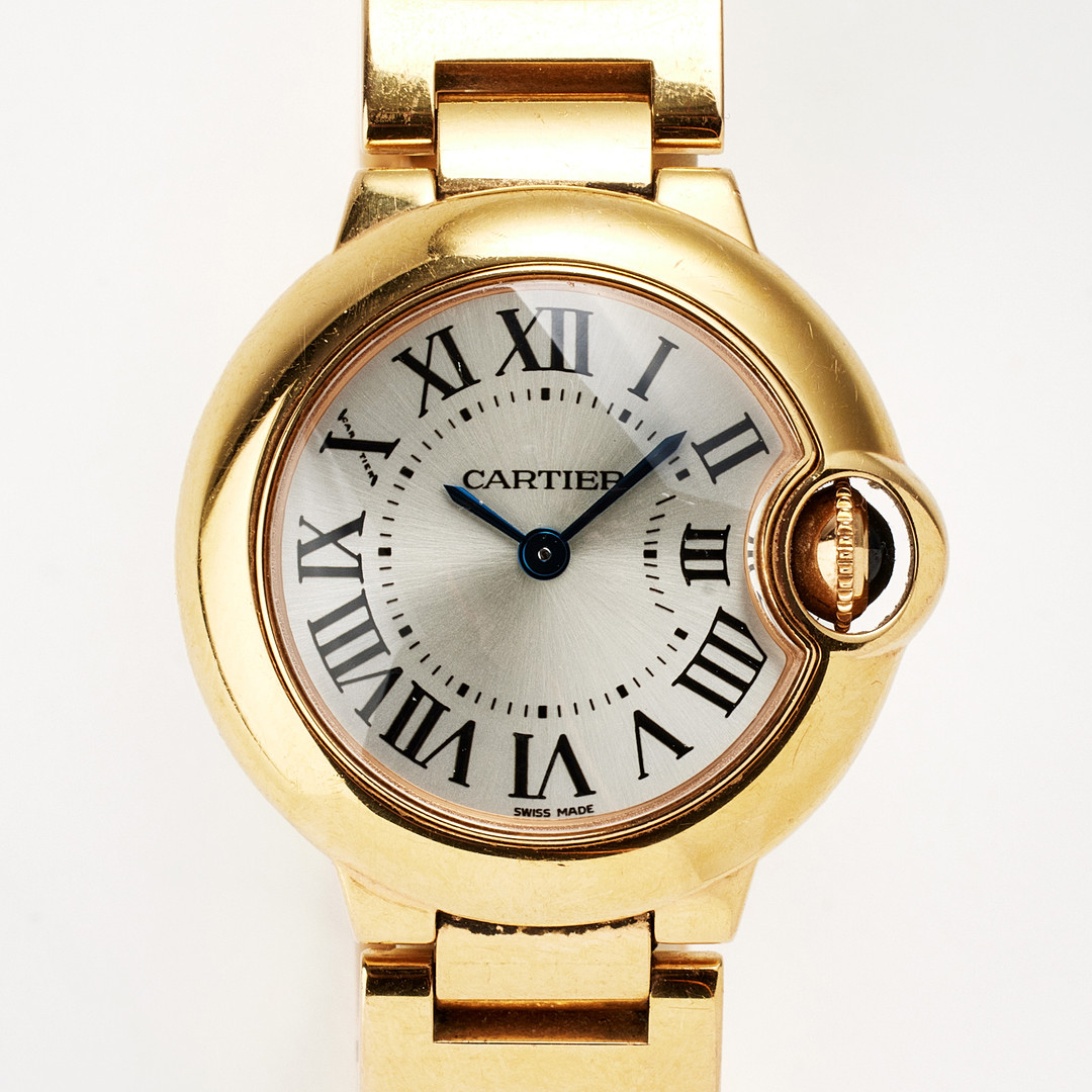 CARTIER, women's wristwatch, 18k gold, Ballon Bleu.
