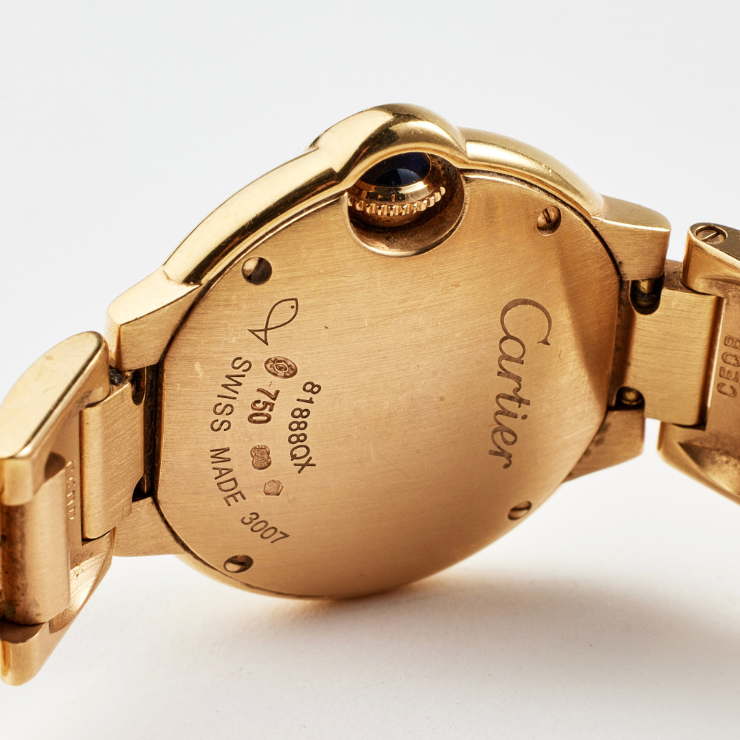 CARTIER, women's wristwatch, 18k gold, Ballon Bleu.
