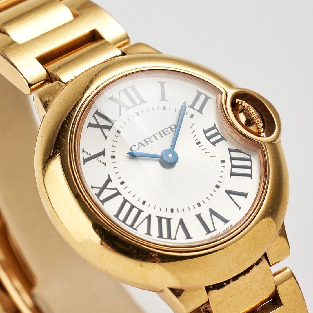 CARTIER, women's wristwatch, 18k gold, Ballon Bleu.