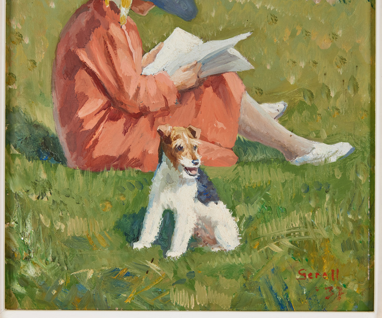 GRETA GERELL. Kvinna och hund.
