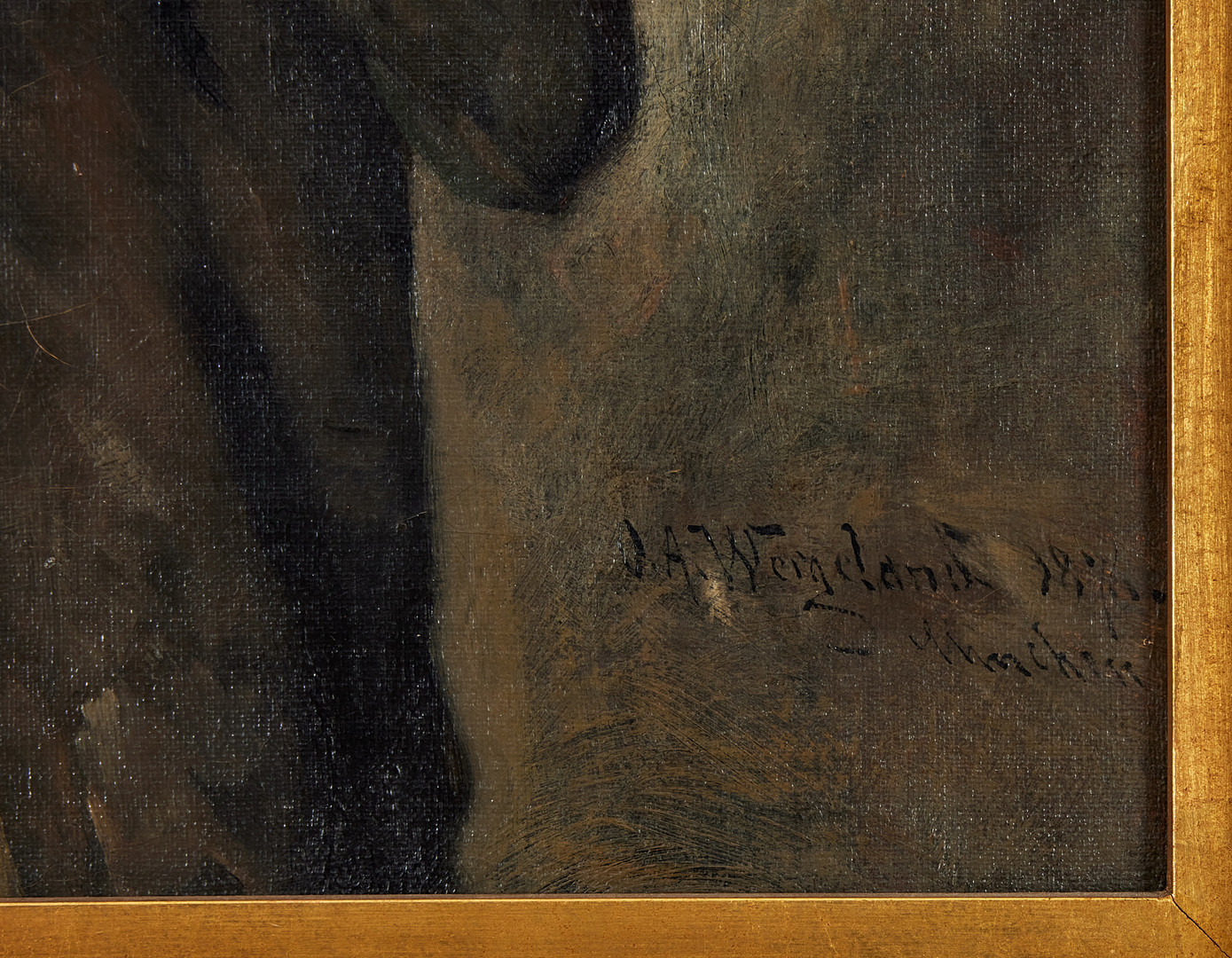OSCAR WERGELAND (NORGE, 1844-1910). Porträtt av kringresande.