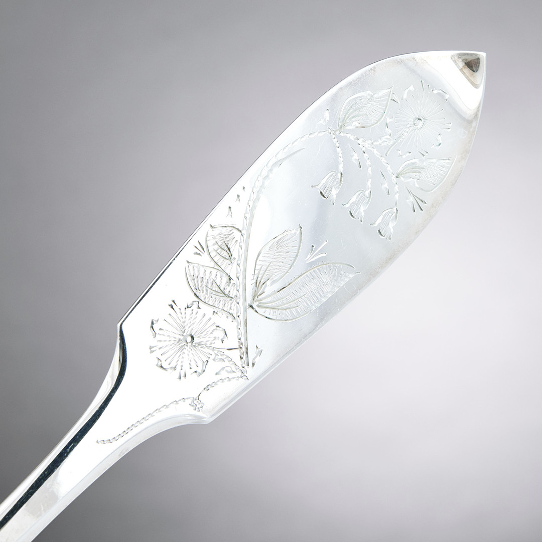 CO PERSSON. Bestickuppsättning, 99 delar, silver, Haparanda 1996. Modell Torneå.