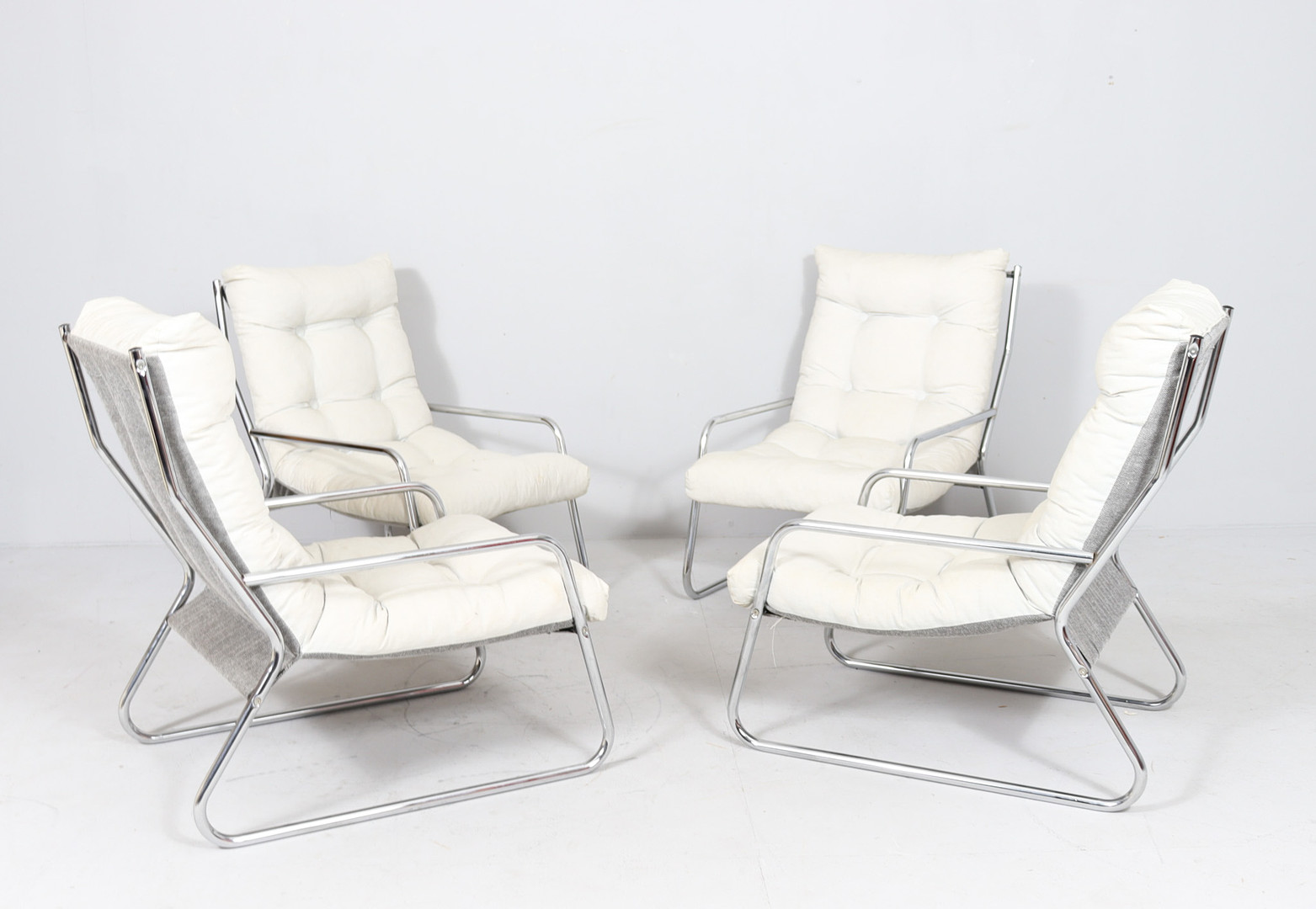 GILLIS LUNDGREN. Mid Century Freischwinger/Sessel von Gillis Lundgren für Ikea, Schweden, 1970er Jahre (4).