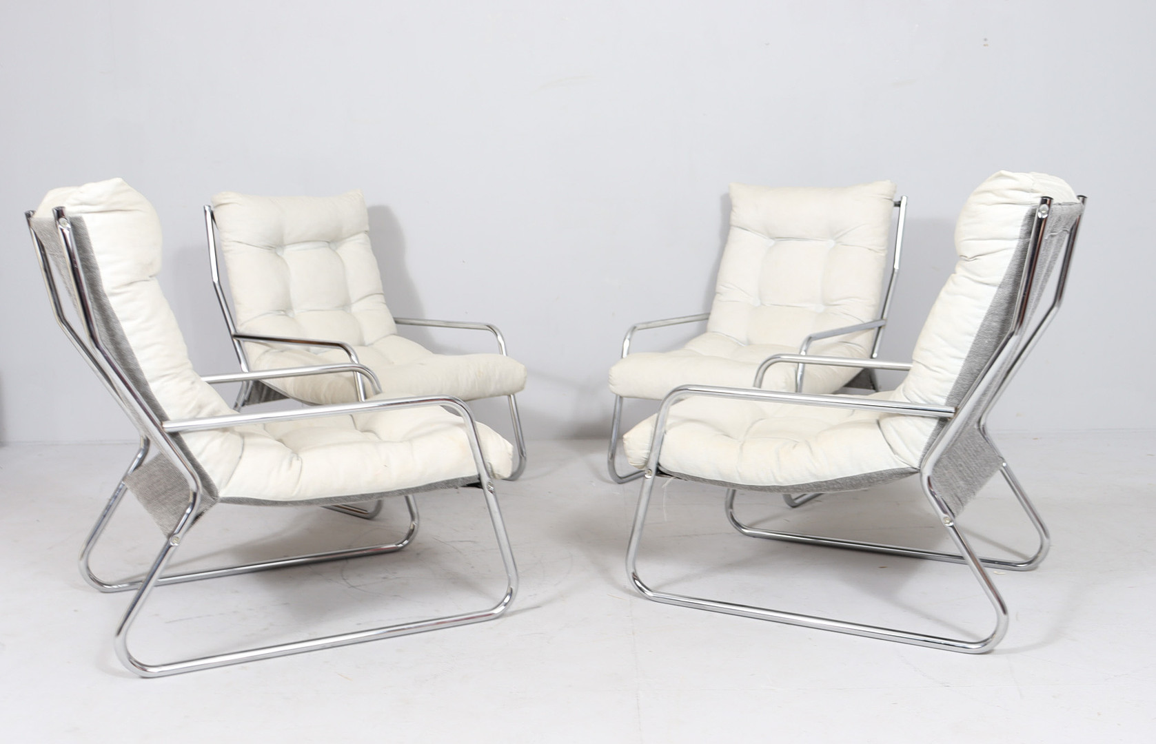GILLIS LUNDGREN. Mid Century Freischwinger/Sessel von Gillis Lundgren für Ikea, Schweden, 1970er Jahre (4).