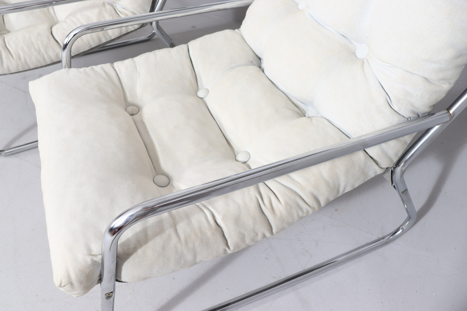 GILLIS LUNDGREN. Mid Century Freischwinger/Sessel von Gillis Lundgren für Ikea, Schweden, 1970er Jahre (4).