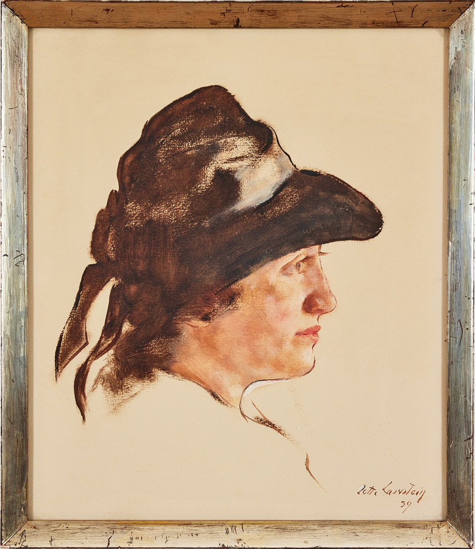 LOTTE LASERSTEIN. Kvinnoporträtt.