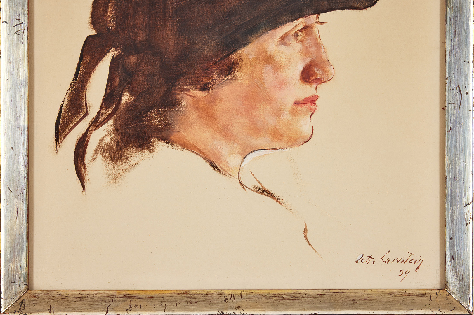 LOTTE LASERSTEIN. Kvinnoporträtt.