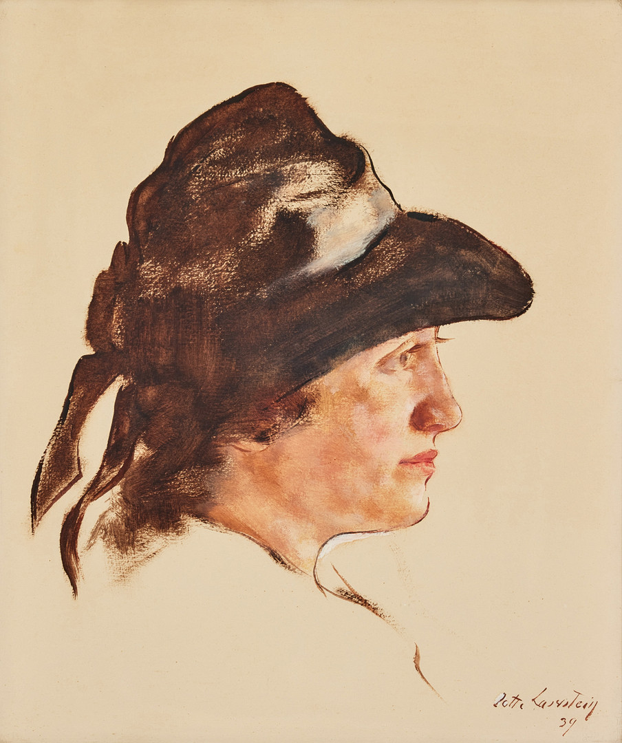 LOTTE LASERSTEIN. Kvinnoporträtt.