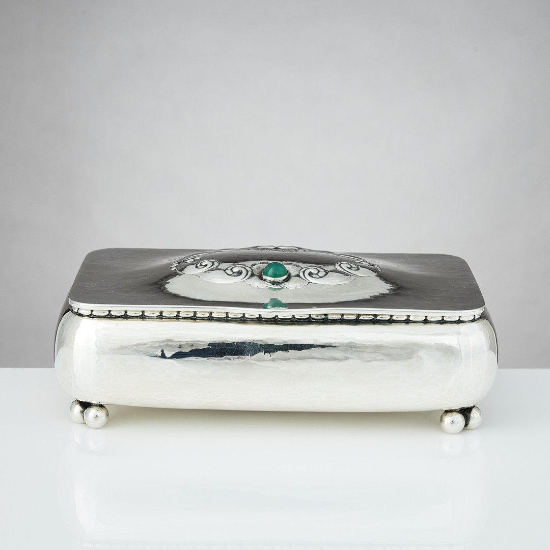 GEORG JENSEN. Skrin, silver, Köpenhamn 1920. Design nr 62.