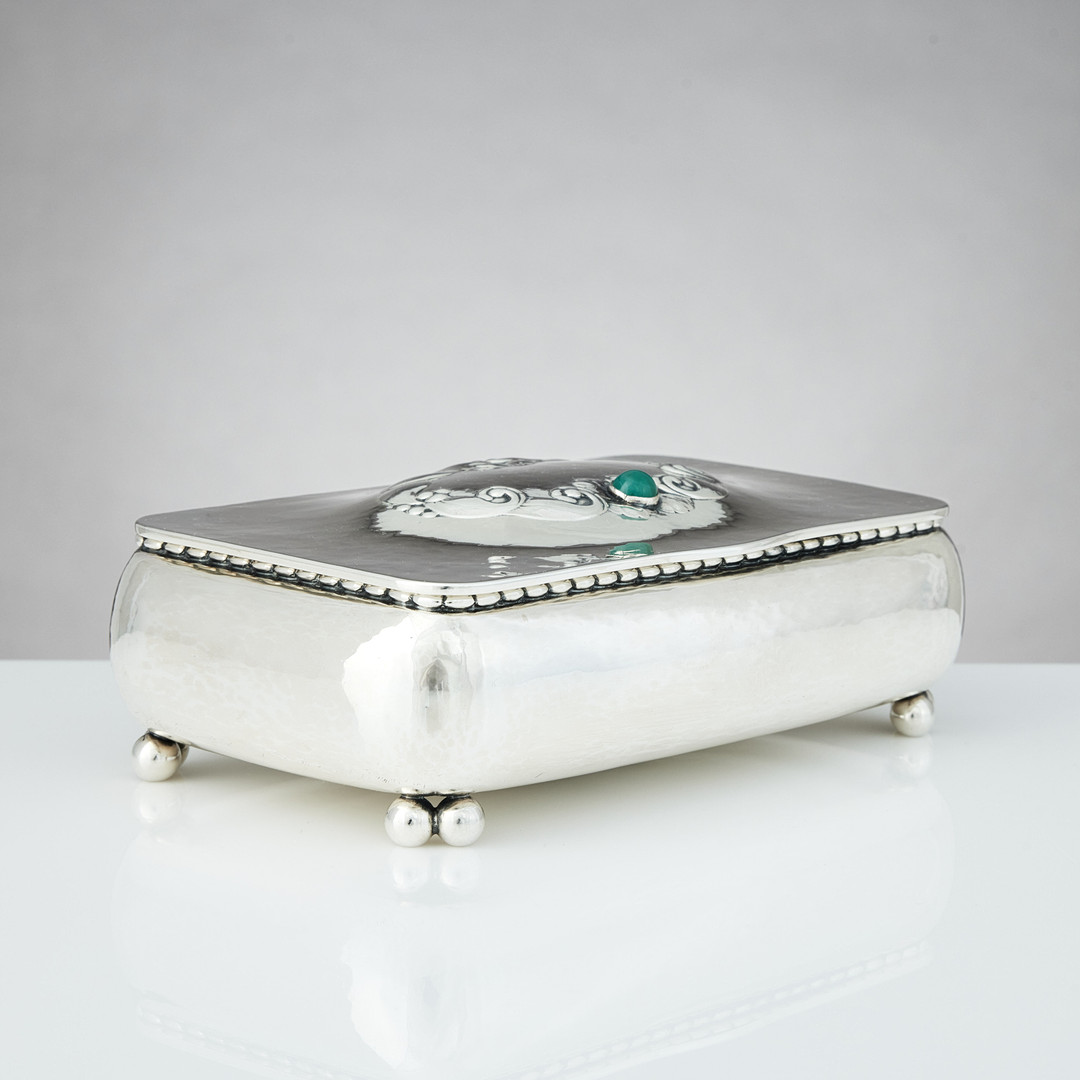 GEORG JENSEN. Skrin, silver, Köpenhamn 1920. Design nr 62.