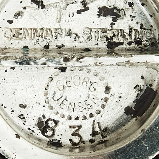 SIGVARD BERNADOTTE. Salt- och pepparkar, sterlingsilver, ett par, Georg Jensen, Danmark efter 1945. Design nr 834.