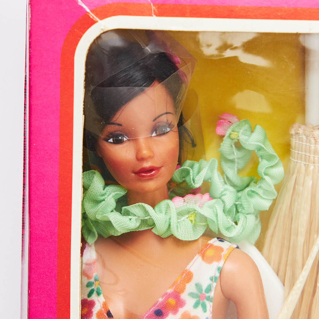 HAWAIIAN BARBIE & KEN, #7470, #2960, Long Black Hair and Ken with Molded Dark Brown Hair, (1976/1979), Mattel.
