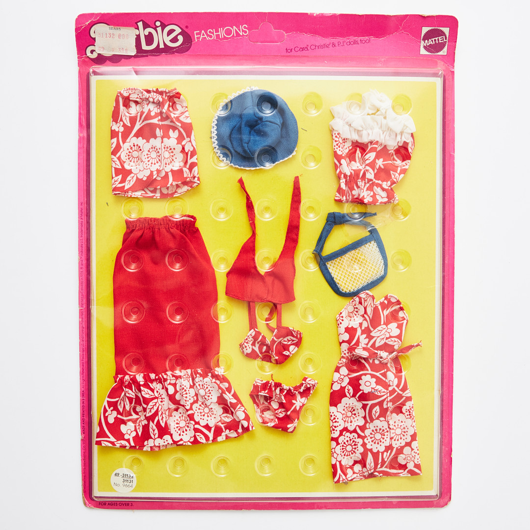 BARBIE AND HER FRIENDS, Outfits, (2), #9414 Bride, Department Store Specials, #9664 Mix n´Match Sears Exclusive Gift Set, (1976), Mattel.