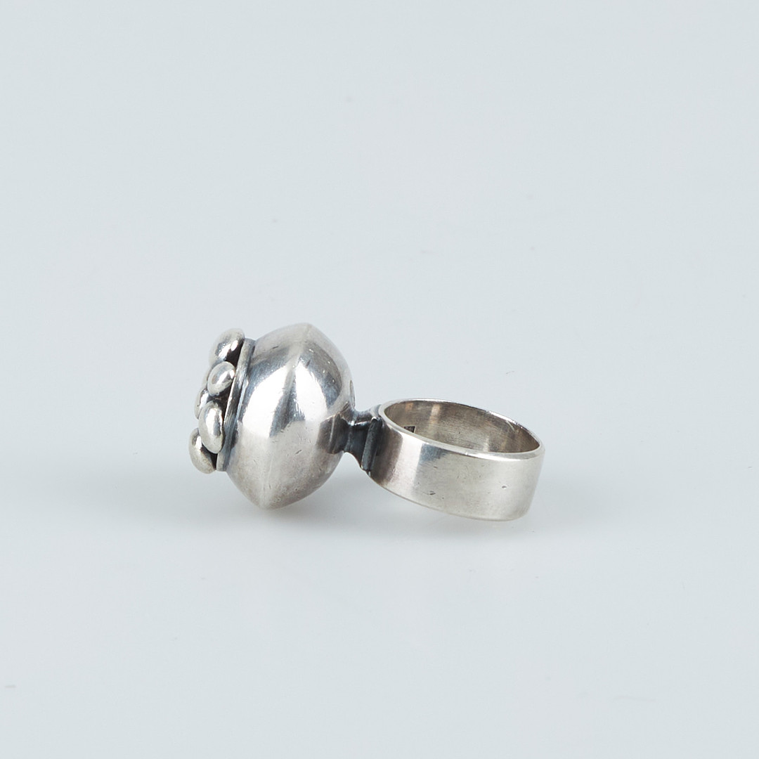 SAARA HOPEA. RING, silver, Ossian Hopea, Borgå 1960-tal.