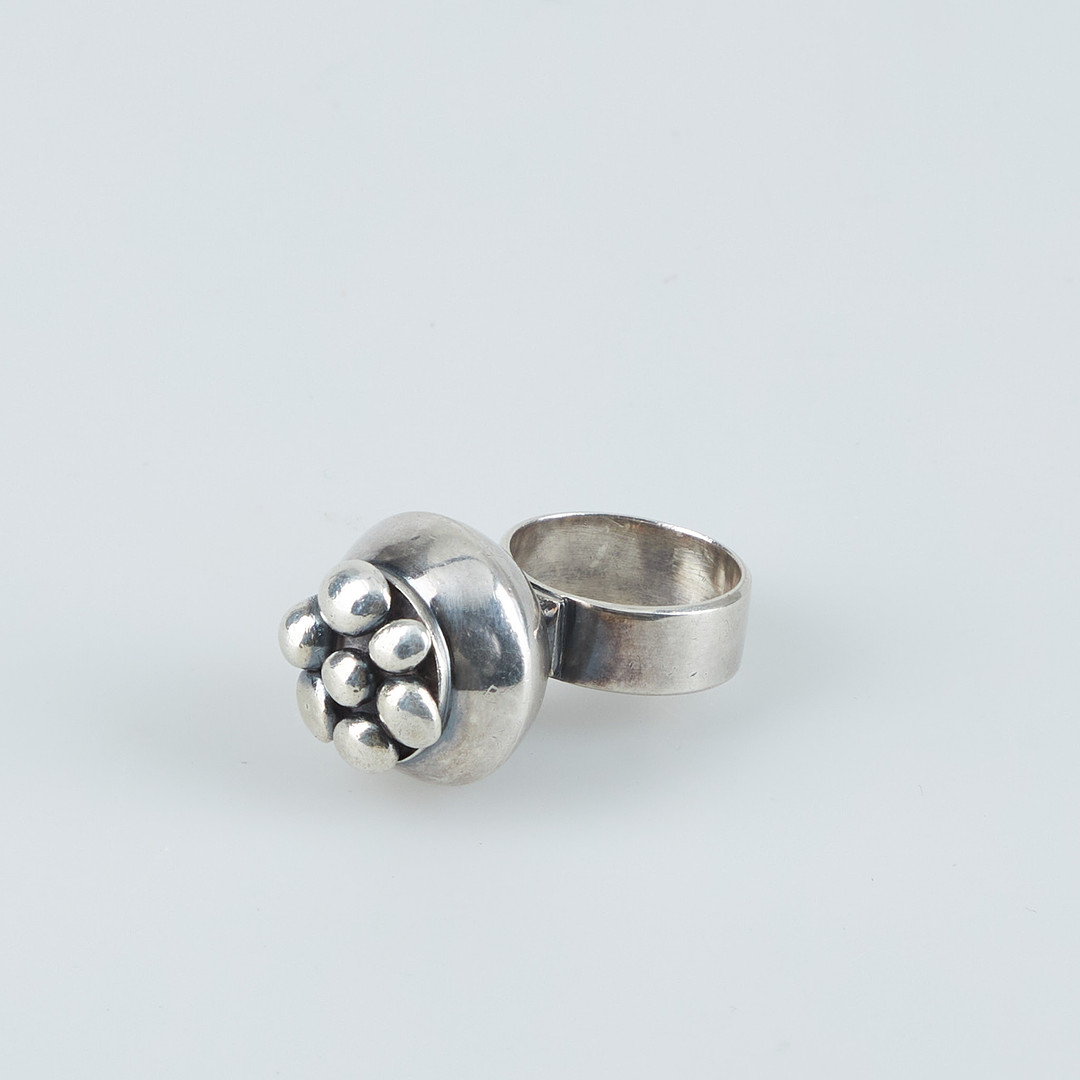 SAARA HOPEA. RING, silver, Ossian Hopea, Borgå 1960-tal.
