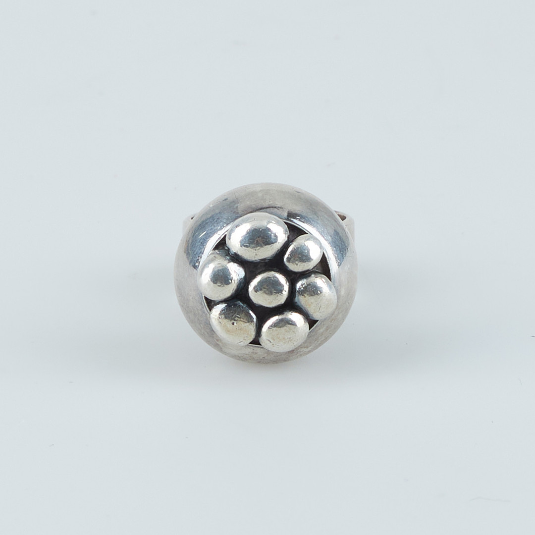 SAARA HOPEA. RING, silver, Ossian Hopea, Borgå 1960-tal.