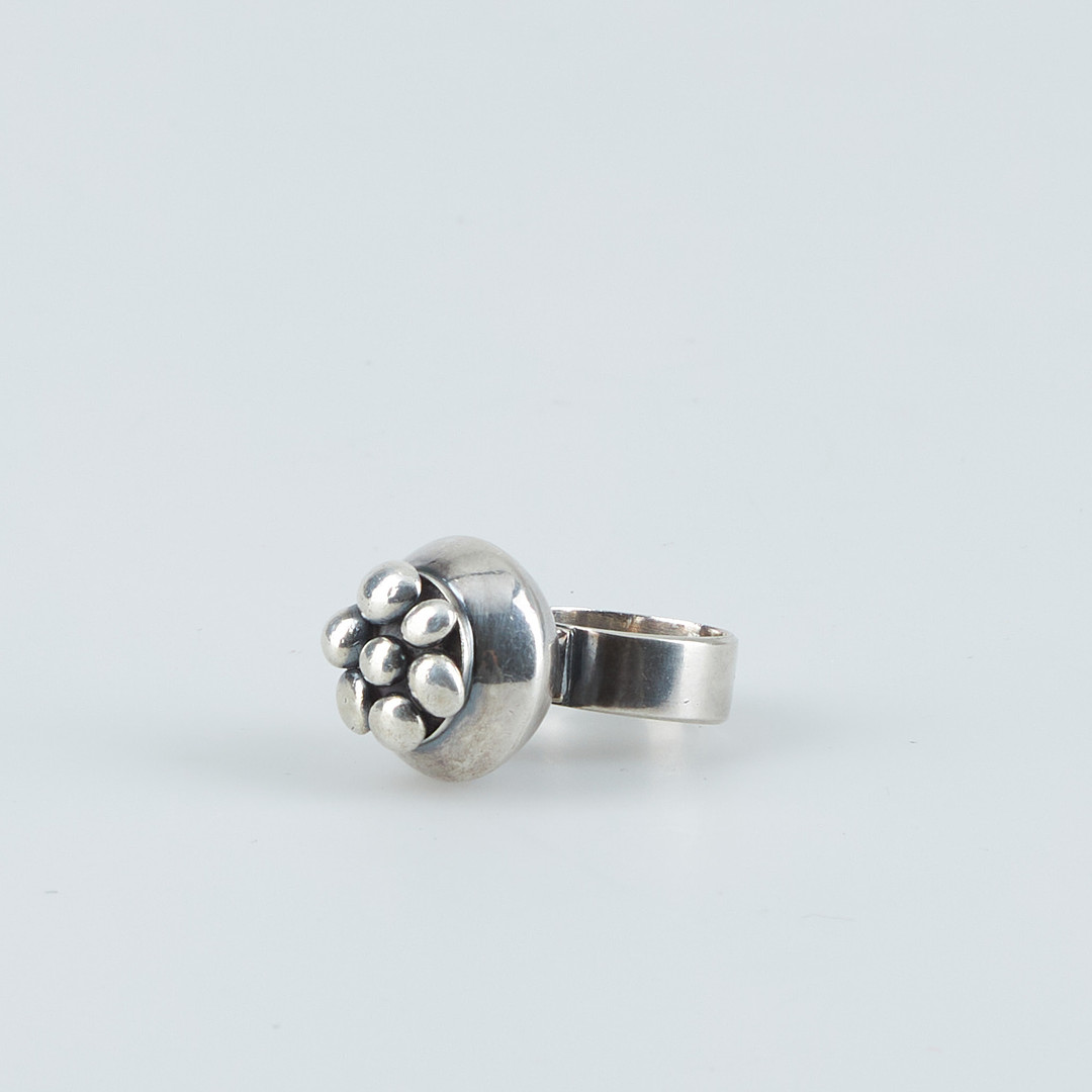 SAARA HOPEA. RING, silver, Ossian Hopea, Borgå 1960-tal.