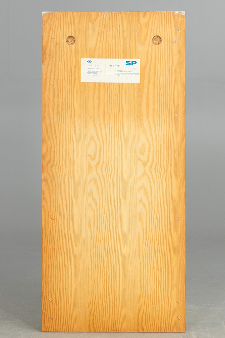 Gerneth Flur. Kommode, Spiegel und Wandgarderobe mit Haken, 1970er Jahre. 7-tlg.