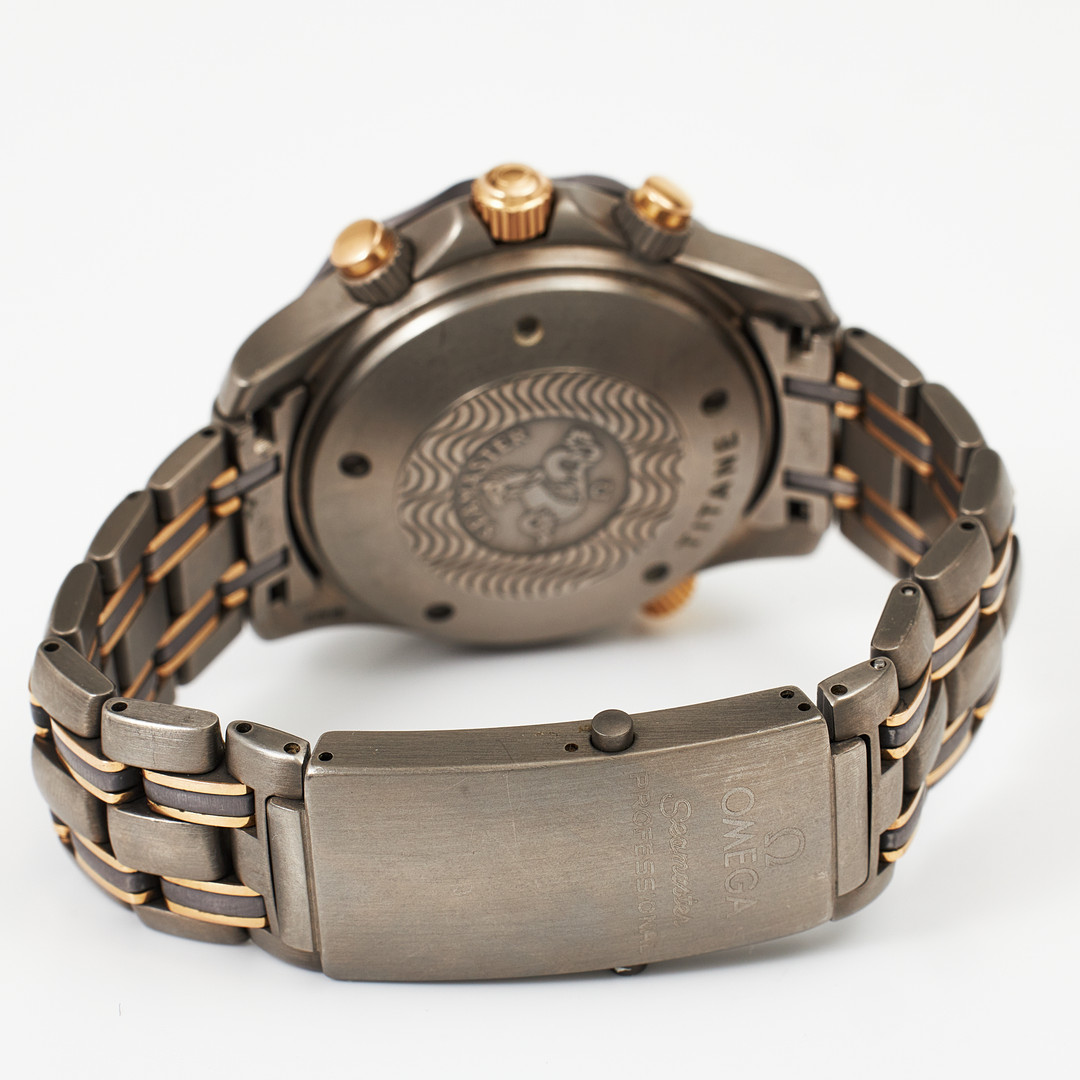 OMEGA, armbandsur, Seamaster, titan/guld, ca 1998.
