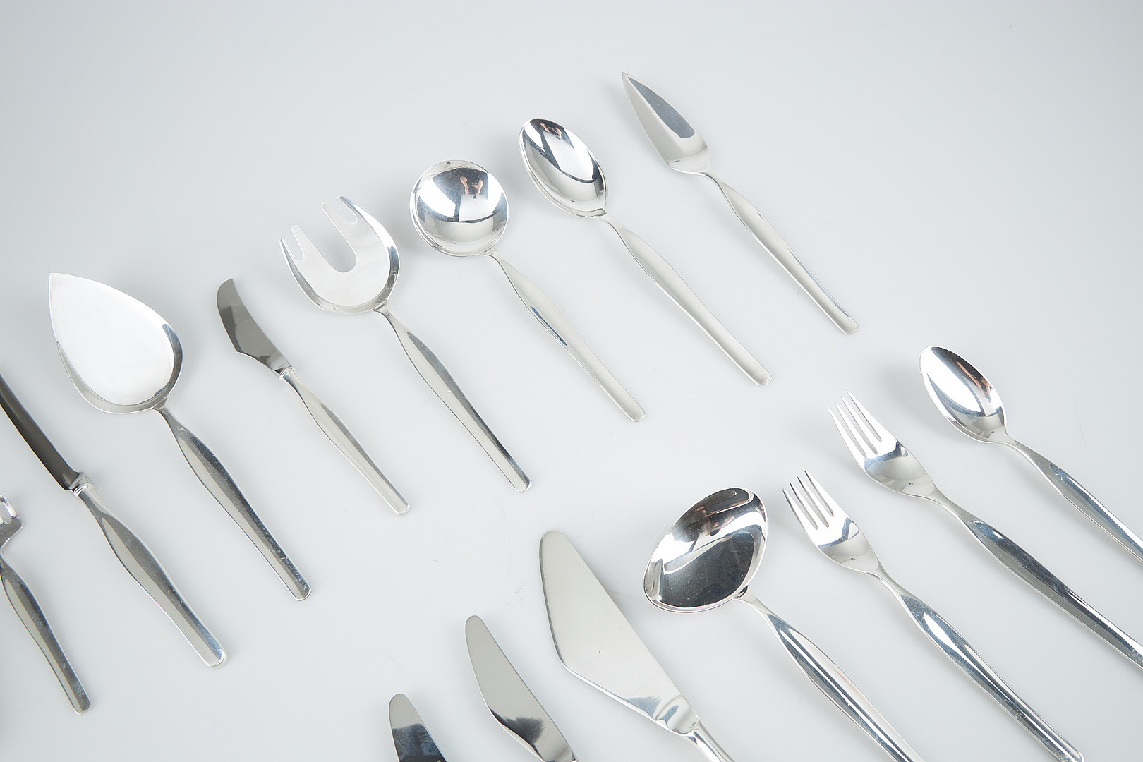 TAPIO WIRKKALA. BESTICKSERIE, Tapio, silver, Kultakeskus, Tavastehus 1960-69.
