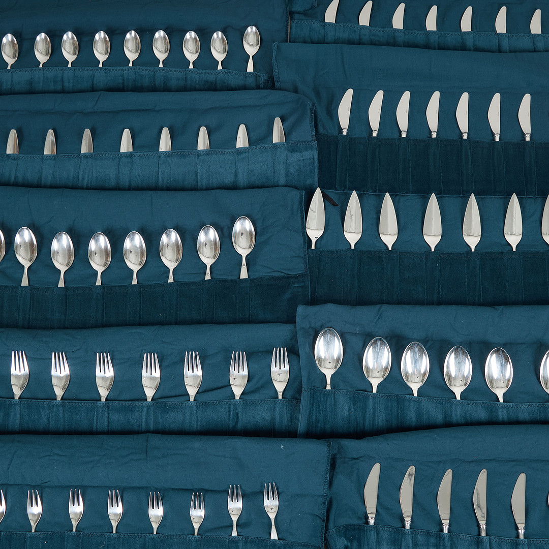TAPIO WIRKKALA. BESTICKSERIE, Tapio, silver, Kultakeskus, Tavastehus 1960-69.
