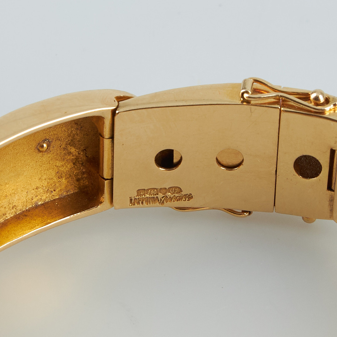 JUHANI LINNOVAARA. ARMBAND, 18K guld, Lapponia 1973.